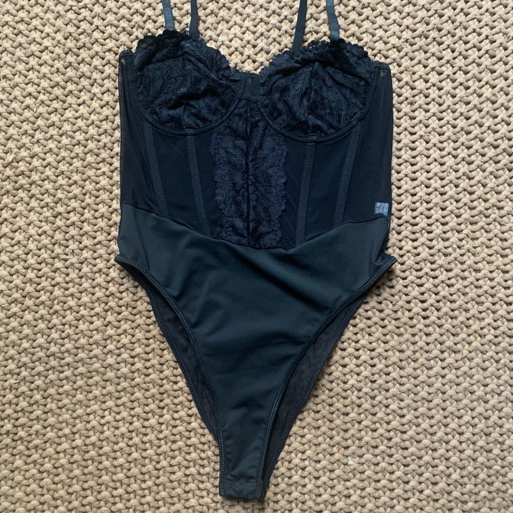 Black Lace Bodysuit
